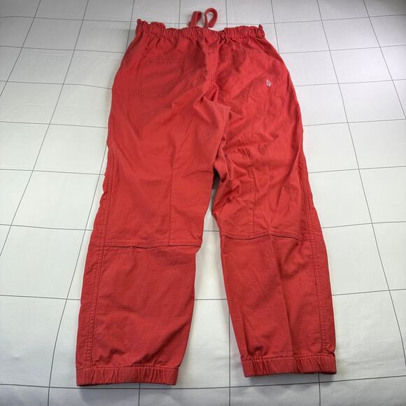 Free People Pants Womens Large Pink Red All Time Trekker Cargo Movement Hiking - Picture 3 of 13